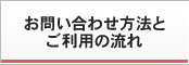 お問い合わせ方法とご利用の流れ